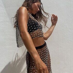 Women's Tank Top Mini Skirt Set 2 Piece